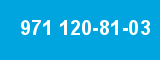 971 120-81-03 971 120-81-03